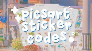 picsart sticker codes aesthetic & cute