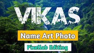 Viral Name Art Photo Editing Tutorial | Urban Jungle Font | New Trending Photo Editing in PixeILab