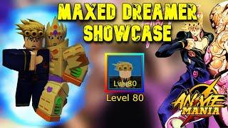 THIS CHARACTER MIGHT BE BETTER THAN ASCENCION? Maxed Dreamer Showcase in Roblox Anime Mania