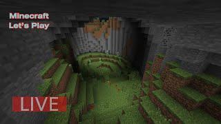 Minecraft 1.20 let's play Episode 5 - Live stream. Diamonds, deep dark and resource gathering.