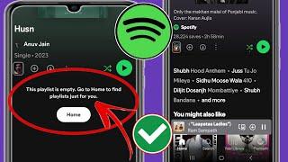 Fix Spotify Mod Apk Not Working | Spotify Playlist Empty Problem Solve 100%