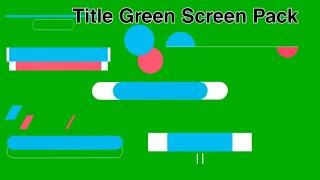 10 Best Title Green Screen VFX Effects Part-01