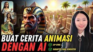 Buat ANIMASI 3D Gratis dengan AI, ini caranya! ChatGPT, PIKA LABS, dll