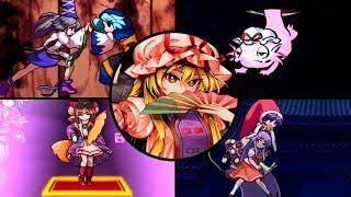 東方憑依華 ～ AoCF - All Special Pre-Fight Intros, Mamizou's Interactions, Spell Cards & Last Words