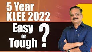 KLEE 2022 Tough or Easy? | Kerala LLB Entrance Exam Analysis | New Pattern