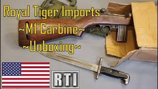 M1 Carbine Unboxing - Royal Tiger Imports - 1944 Inland Mfg. - Inter Ordnance out of Ethiopia Africa