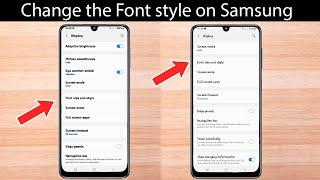 How to change font style in Samsung for free