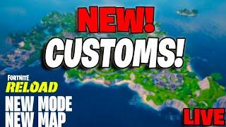 NEW FORTNITE RELOAD CUSTOMS LIVE!