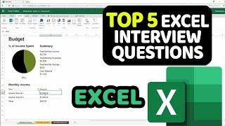 Top 5 Excel Interview Questions