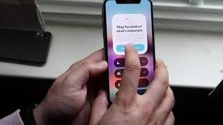 iOS 15 New Focus Mode Feature