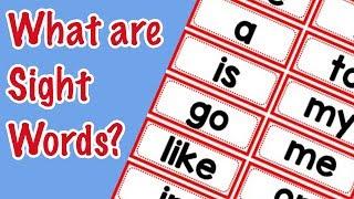 What are Sight Words? | High Frequency Words