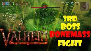 Valheim Bonemass 3rd BOSS fight solo. This boss needs some preparation.