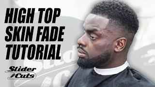 HIGH TOP SKIN FADE TUTORIAL (ANTHONY JOSHUA HAIRCUT) | SLIDERCUTS