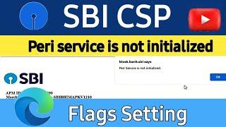 peri service is not initialized | sbi csp peri service setting #uraontech #sbicsp