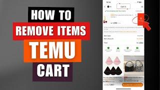 How To Add Or Remove Items From Temu Cart | Temu Cart