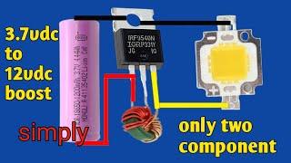 Booster circuit || 3.7v to 12v booster circuit || simply booster circuit || #amartechnology