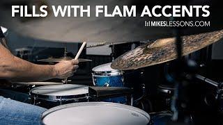 Drum Fills with Flam Accents... kinda