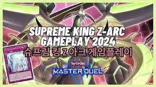 Supreme King Z-ARC gameplay! - Yu-Gi-Oh! Master Duel- 2024 [Ranked]