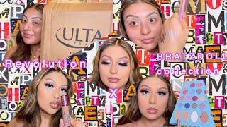 BRATZ DOLL X MAKEUP REVOLUTION |REVIEW,SWATCHES & TRY ON!