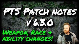 ESO PTS v6.3.0 Patch Notes Review