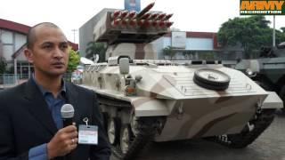 PT Pindad Badak, SBS, AMX-13, ANOA 2 armored vehicles at INDODEFENCE 2014