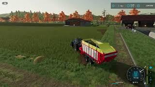 Farming Simulator 22 Gameplay in Hindi PC Part 5 make hay bales Round Bale Silage