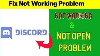 How To Fix Discord Not Working Problem Android & Ios - Discord Not Open Problem Android
