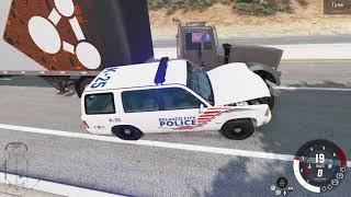 Beamng Drive Quickest Police Takedown On Semi Truck