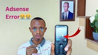 Adsense Error  : KIRAZIRA KUGIRA ADSENSE (2) KURI CHANNEL IMWE (1), SOBANUKIRWA