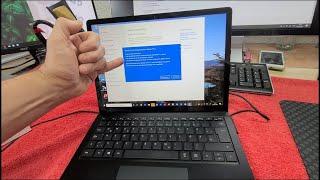 Notebook auf Werkseinstellungen zurücksetzen. Windows 10 Wiederherstellung. Surface PC