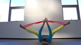 Yoga and Stretching Art — Morning Flow with Yoga Band #001