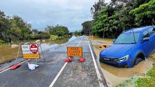 Angry Drivers LOSE IT After Car Sinks in NO GO Flooded road