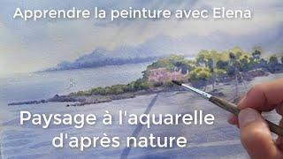 Comment peindre un paysage à l'aquarelle d'après nature