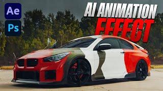 AI ANIMATION EFFECT - After Effects/Photshop