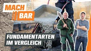 Fundamentarten im Vergleich – Die richtige Grundlage für dein Bauwerk | OBI