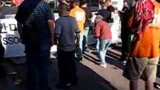 Old Man rocks out at street concert