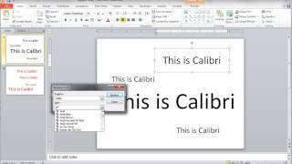 Quickly replace fonts in PowerPoint