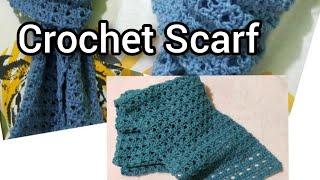 CROCHET Scarf - Crossed double crochet