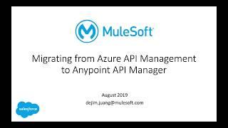 Migrating from Azure API Management to MuleSoft Anypoint API Manager