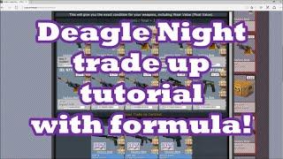 CS:Go desert eagle Night success trade up with float values