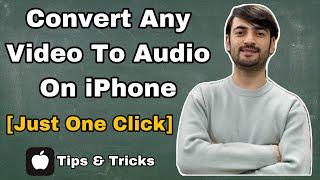 Convert Video To Audio On iPhone Without Any App