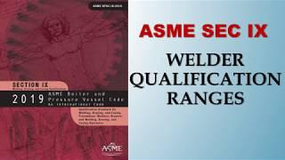 ASME SECTION IX - WELDER QUALIFICATION RANGES- EXPLAINED WITH EXAMPLE