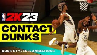 HOW TO GET CONTACT DUNKS & DUNK ANIMATIONS IN 2K23