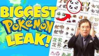 This is the BIGGEST POKEMON LEAK Ever...