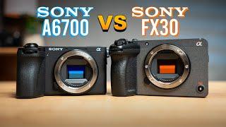 Sony A6700 vs FX30: THIS is Clearly Better