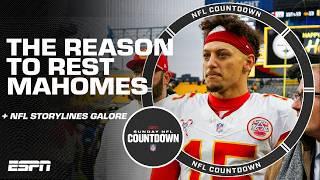 HURRY UP OFFENSE!  Adam Schefter’s CASE for Patrick Mahomes to SIT?! | NFL Countdown