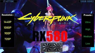 Cyberpunk 2077 | RX580 | All Settings Side by Side | Benchmark | i7-4770K