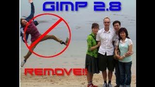 GIMP 2.8 How to Remove People (Install Resynthesizer - Heal Selection) [HD-1080p]