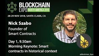 Nick Szabo: Blockchain Expo North America 2018