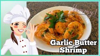 GARLIC BUTTER SHRIMP | JustSimplyClaire